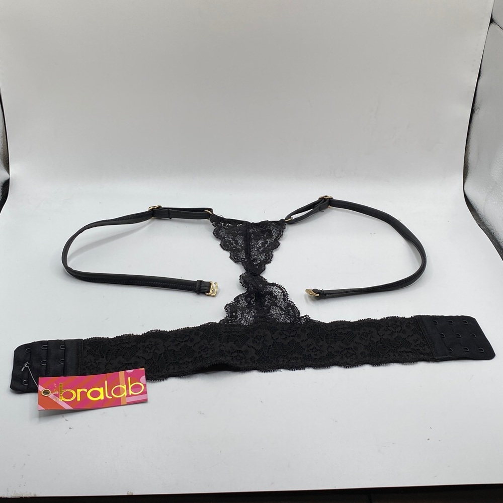 The Bra Lab CATALONIAN LACE Back Band‎ Black - NEW with Tags